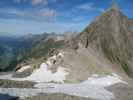 Augsburger Höhenweg in der Parseierscharte, 2.604 m (12. Aug.)