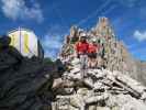 Christoph und Gudrun beim Roland-Ritter-Biwak, 2.608 m (12. Aug.)