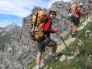 Christoph und Gudurn am Augsburger Höhenweg zwischen Parseierscharte und Grünem Brünnle (12. Aug.)