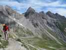 Christoph am Augsburger Höhenweg zwischen Unterem Grießl und Winterjoch (12. Aug.)