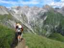 Gudrun zwischen Ansbacher Hütte und Vergratsch (12. Aug.)