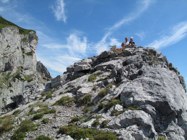 Ich und Katarina am Paulaturm, 1.680 m