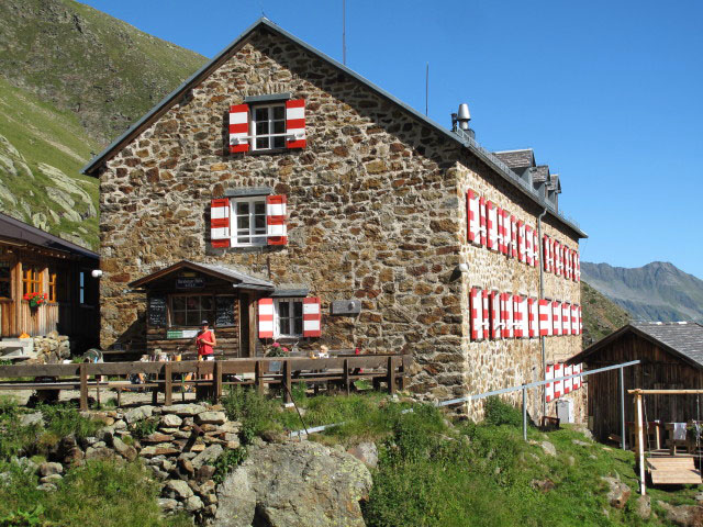 Gudrun bei der Nürnberger Hütte, 2.278 m (17. Aug.)