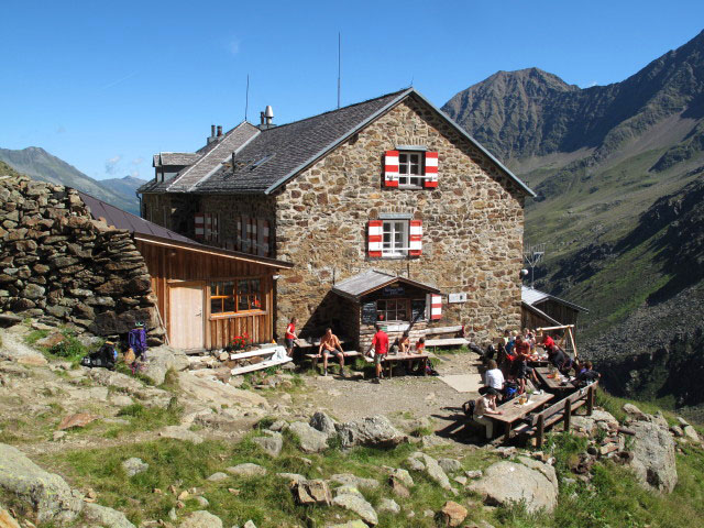 Nürnberger Hütte, 2.278 m (17. Aug.)