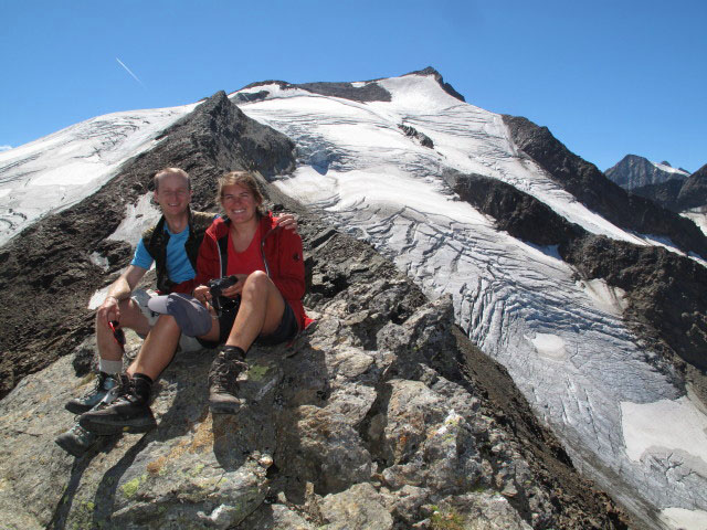 Christoph und Gudrun am Gamsspitzl, 3.050 m (17. Aug.)