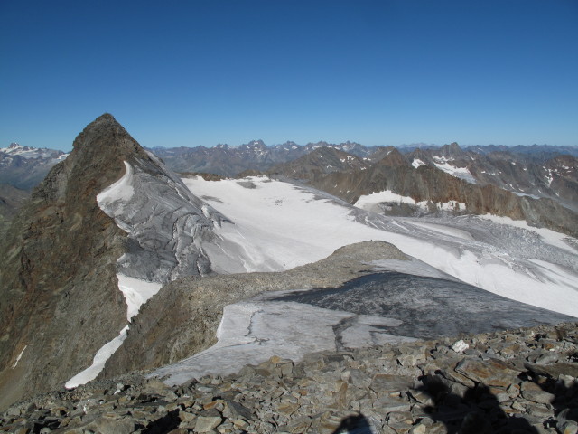 vom Wilden Pfaff Richtung Westen (18. Aug)