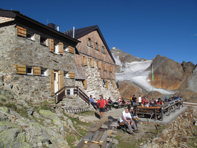Gudrun bei der Hildesheimer H&uuml;tte, 2.900 m (18. Aug)