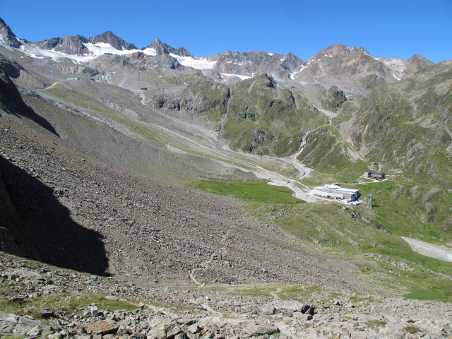 Weg 102 zwischen Fernaubach und Gro&szlig;em Tr&ouml;gler (19. Aug.)