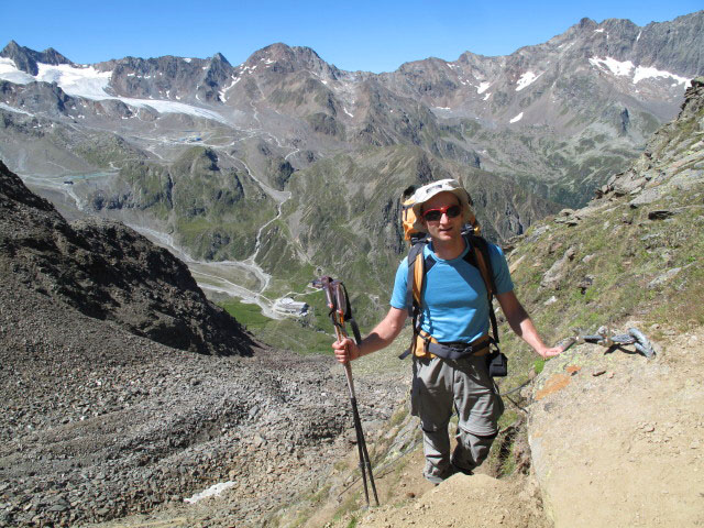 Christoph zwischen Weg 102 und Gro&szlig;em Tr&ouml;gler (19. Aug.)