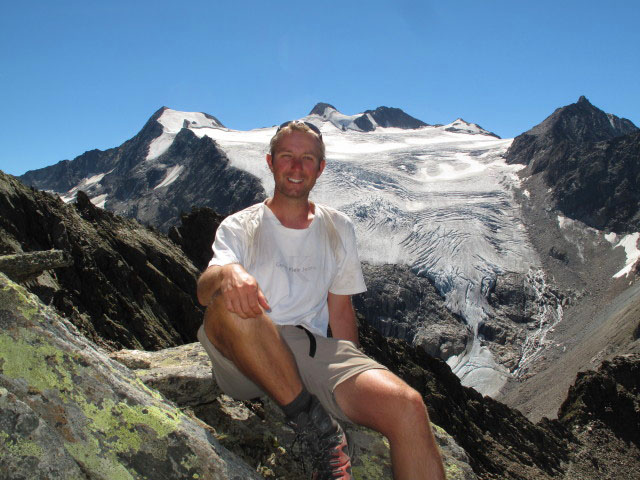 Ich zwischen Weg 102 und Gro&szlig;em Tr&ouml;gler (19. Aug.)