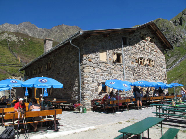 Amberger Hütte, 2.136 m (20. Aug.)