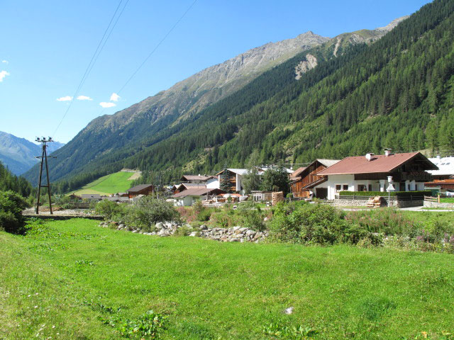 Gries im Sulztal, 1.569 m (20. Aug.)