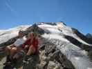 Ich und Gudrun am Gamsspitzl, 3.050 m (17. Aug.)