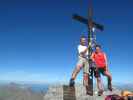 Ich und Gudrun am Wilden Freiger, 3.418 m (17. Aug.)