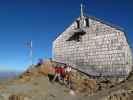 Christoph, Gudrun und ich beim Becherhaus, 3.191 m (17. Aug.)