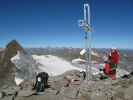 Christoph und Gudrun am Wilden Pfaff, 3.456 m (18. Aug)