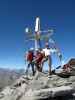 Christoph, Gudrun und ich am Zuckerhütl, 3.507 m (18. Aug)