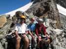 Ich, Christoph und Gudrun am Pfaffenjoch, 3.208 m (18. Aug)