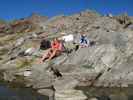 Gudrun und Christoph zwischen Pfaffenferner und Hildesheimer Hütte (18. Aug)