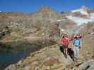 Gudrun und Christoph zwischen Pfaffenferner und Hildesheimer Hütte (18. Aug)