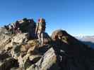 Gudrun und Christoph zwischen Hildesheimer Hütte und Schussgrubenkogel (19. Aug.)