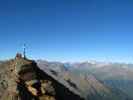 Ich und Gudrun am Schussgrubenkogel, 3.211 m (19. Aug.)