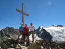 Christoph, Gudrun und ich am Großen Trögler, 2.902 m (19. Aug.)