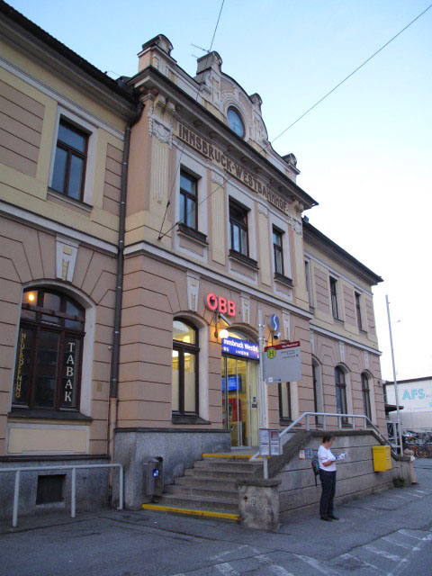 Westbahnhof Innsbruck, 583 m