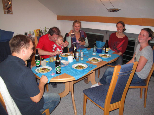 Axel, Andreas, Alexander, Marlies, ?, Carmen und Elisabeth