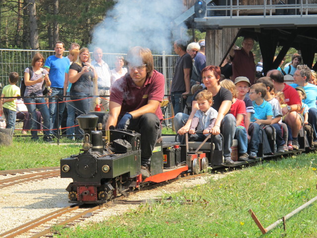 Dampflokomotive Typ U auf der Gartenbahn