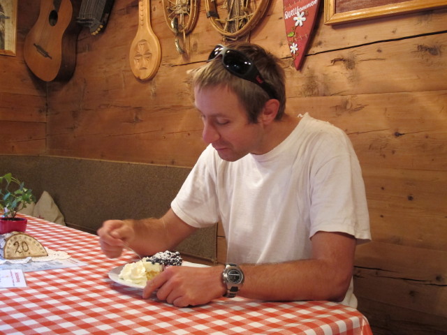Ich in der Maxh&uuml;tte, 1.449 m (8. Sep.)
