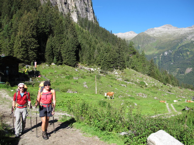 Christoph und Gudrun bei der Maxh&uuml;tte (8. Sep.)