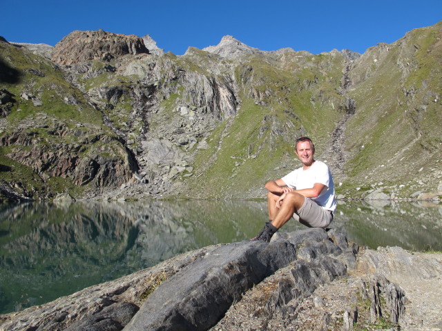 Ich beim Schwarzensee, 2.472 m (8. Sep.)