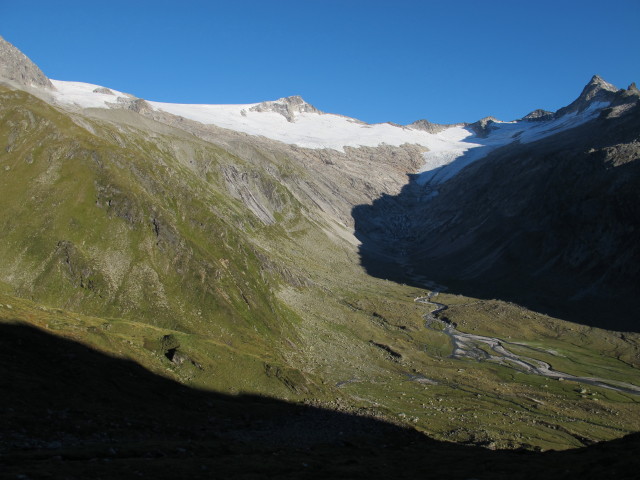 Schwarzensteinkees von Weg 502 aus (8. Sep.)