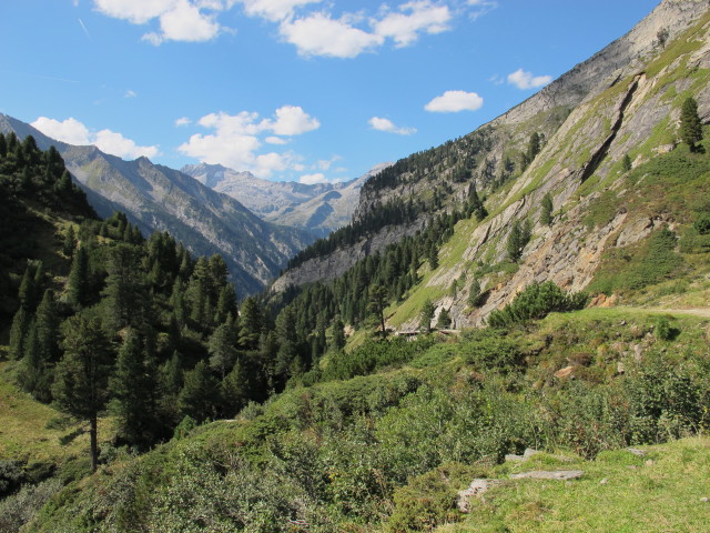 zwischen Alpenrose-Hütte und Grawandalm (9. Sep.)