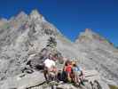 Ich, Gudrun und Christoph in der Melkerscharte, 2.814 m (8. Sep.)