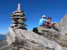 Christoph und Gudrun in der Melkerscharte, 2.814 m (8. Sep.)