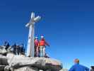 Gudrun und Christoph am Schwarzenstein, 3.369 m (9. Sep.)