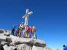 Ich, Gudrun und Christoph am Schwarzenstein, 3.369 m (9. Sep.)