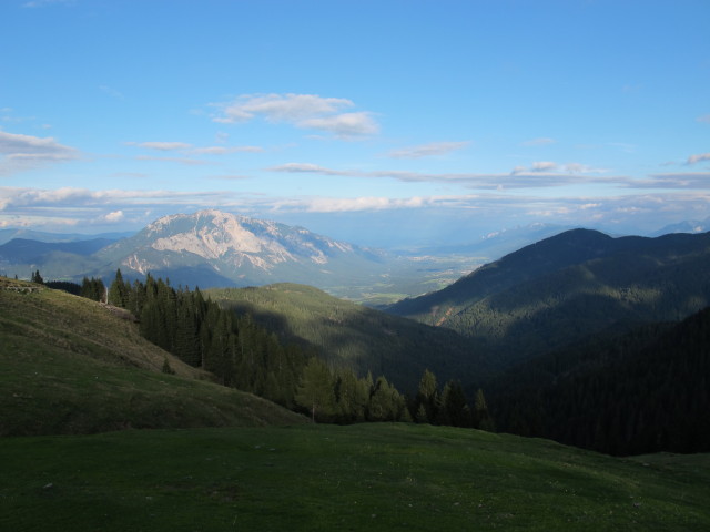 von der Feistritzer Alm Richtung Osten (15. Sep.)