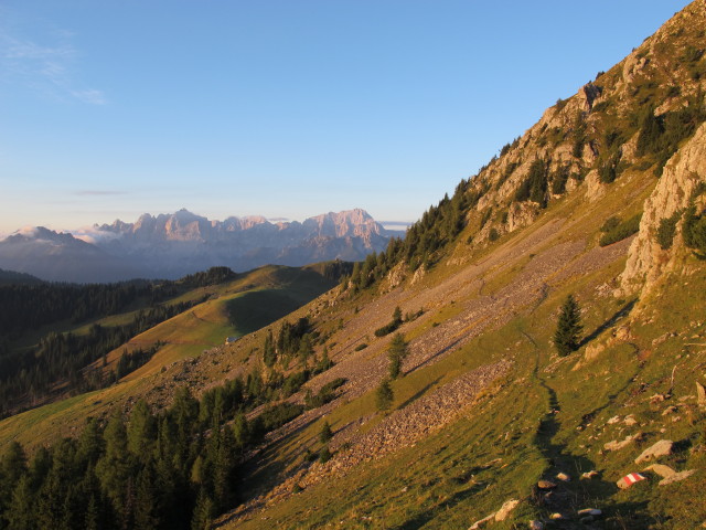 Weg 482 zwischen Feistritzer Alm und Oisternig-Ostgipfel (16. Sep.)