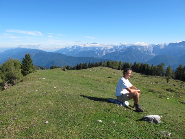 Ich am Göriacher Berg, 1.693 m (16. Sep.)