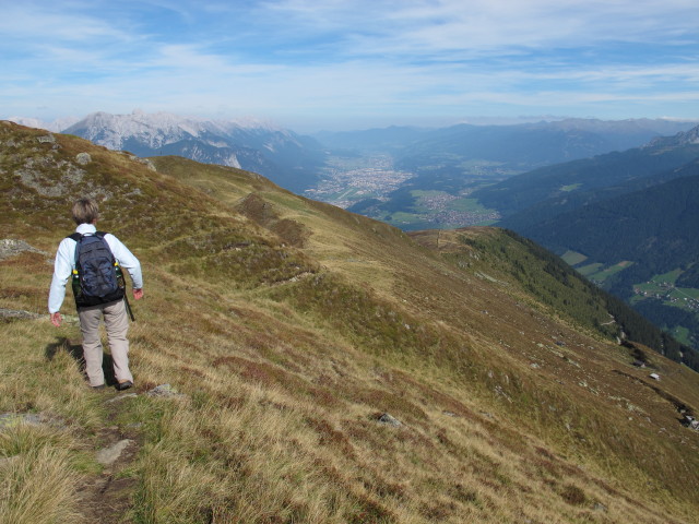 Mama am Sellraintaler Höhenweg zwischen Rifflkreuz und Kögele