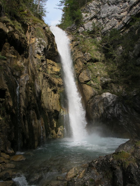 Tschaukofall in der Tscheppaschlucht (29. Sep.)