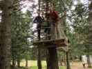 Daniela und ich im Abenteuerpark im Sommerpark Krvavec (28. Sep.)