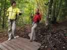 Ich am Flying Fox 'Tschepparutsche' im Waldseilpark Tscheppaschlucht (29. Sep.)