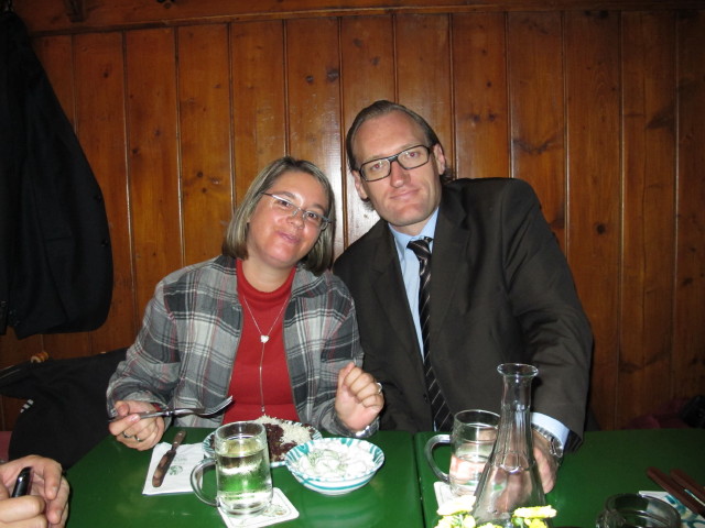 Doris und Erich im Heurigen Ing. Werner Welser