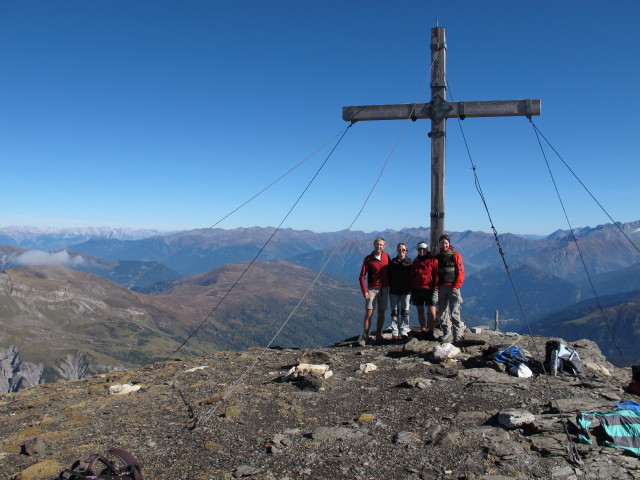 Ich, Carmen, Gudrun und Christoph am Obernberger Tribulaun, 2.780 m