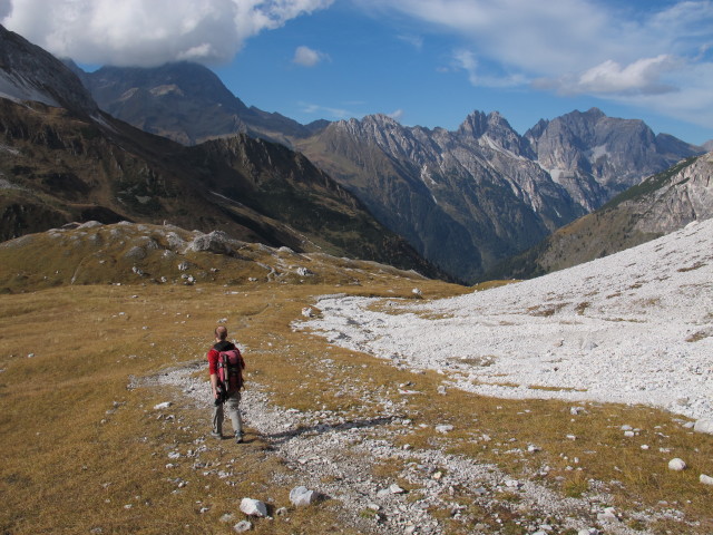 Christoph zwischen Schneetal und Tribulaunh&uuml;tte