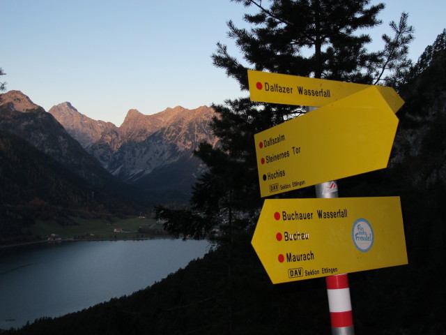 Achensee von Weg 413 aus (20. Okt.)